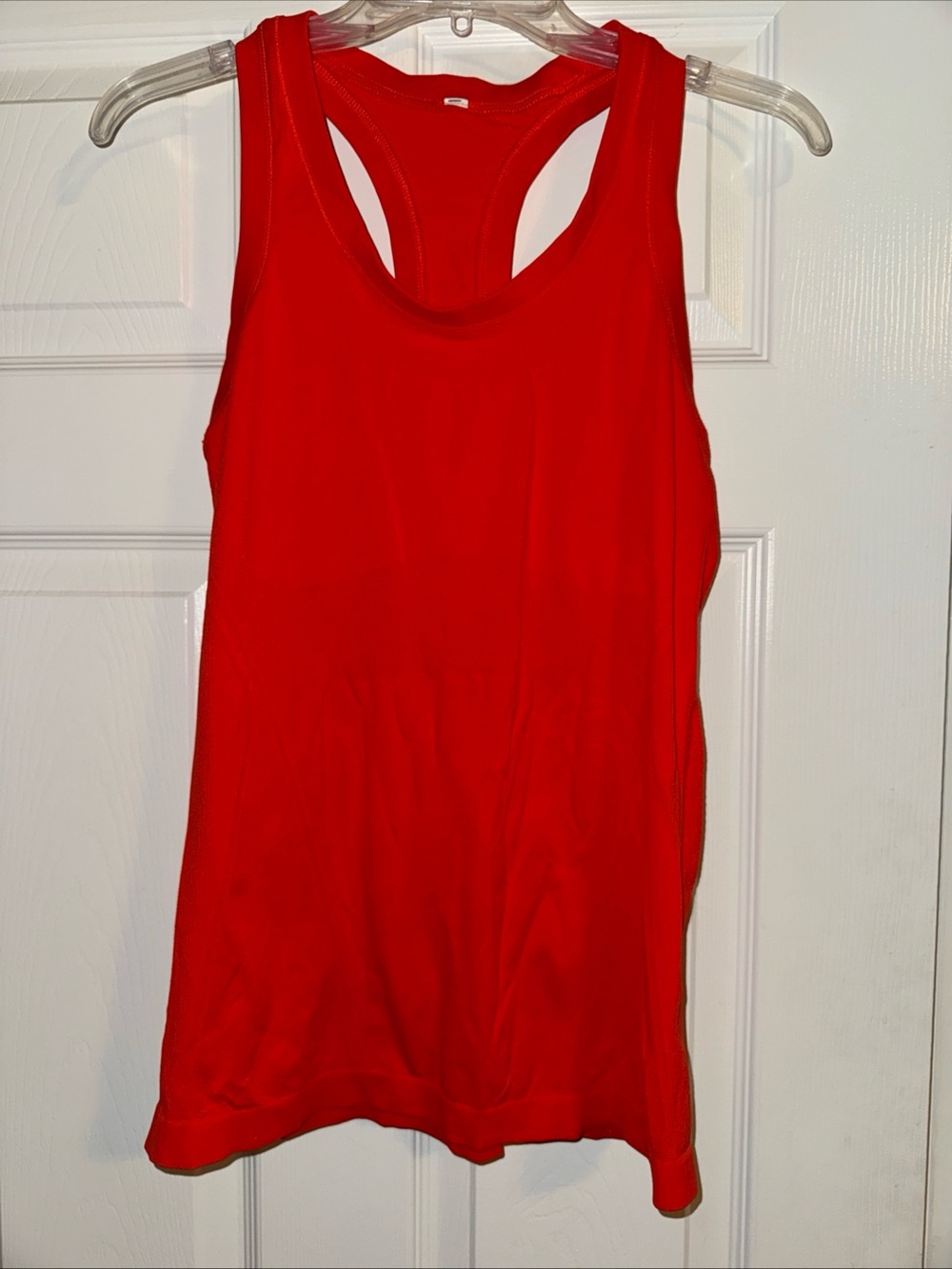 Athleta Bright Red Racerback Performance Tank